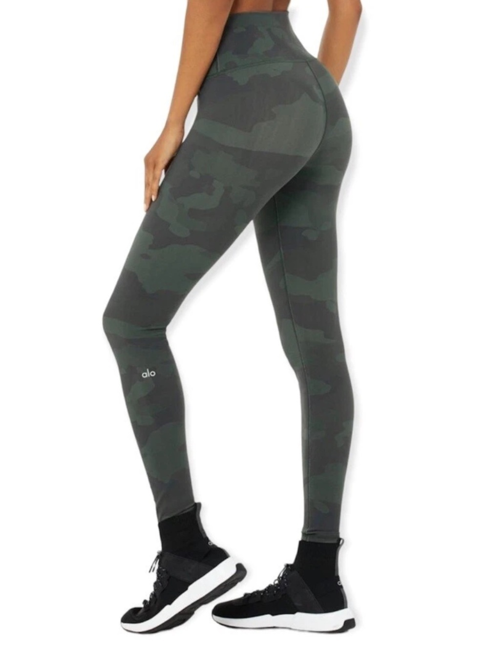 Alo Yoga High-Waist Camo Vapor Legging Hunter Camouflage